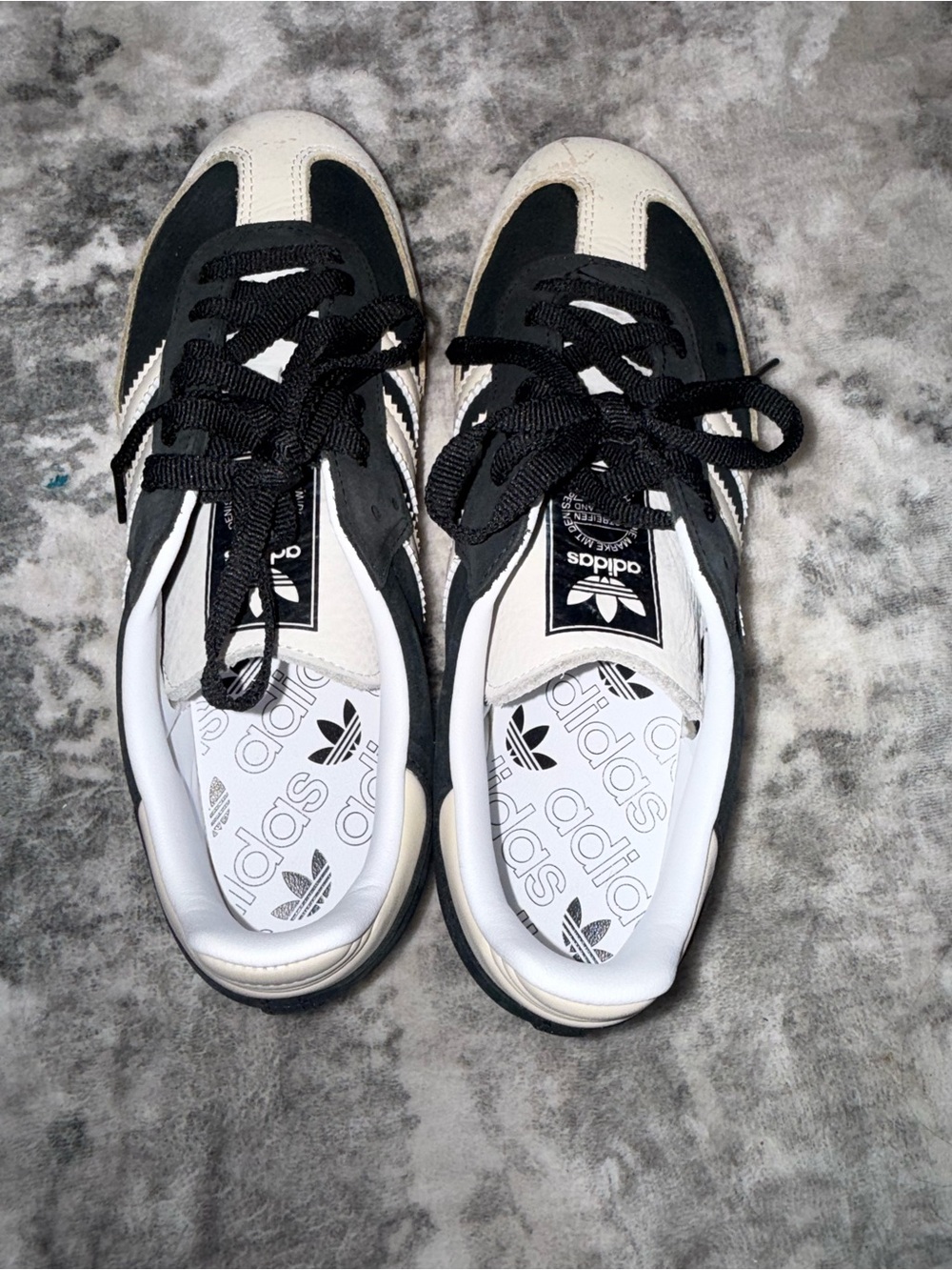 adidas Women’s Black and White Low-Top Sneakers
